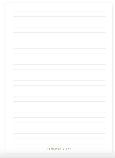 Lined Notepad